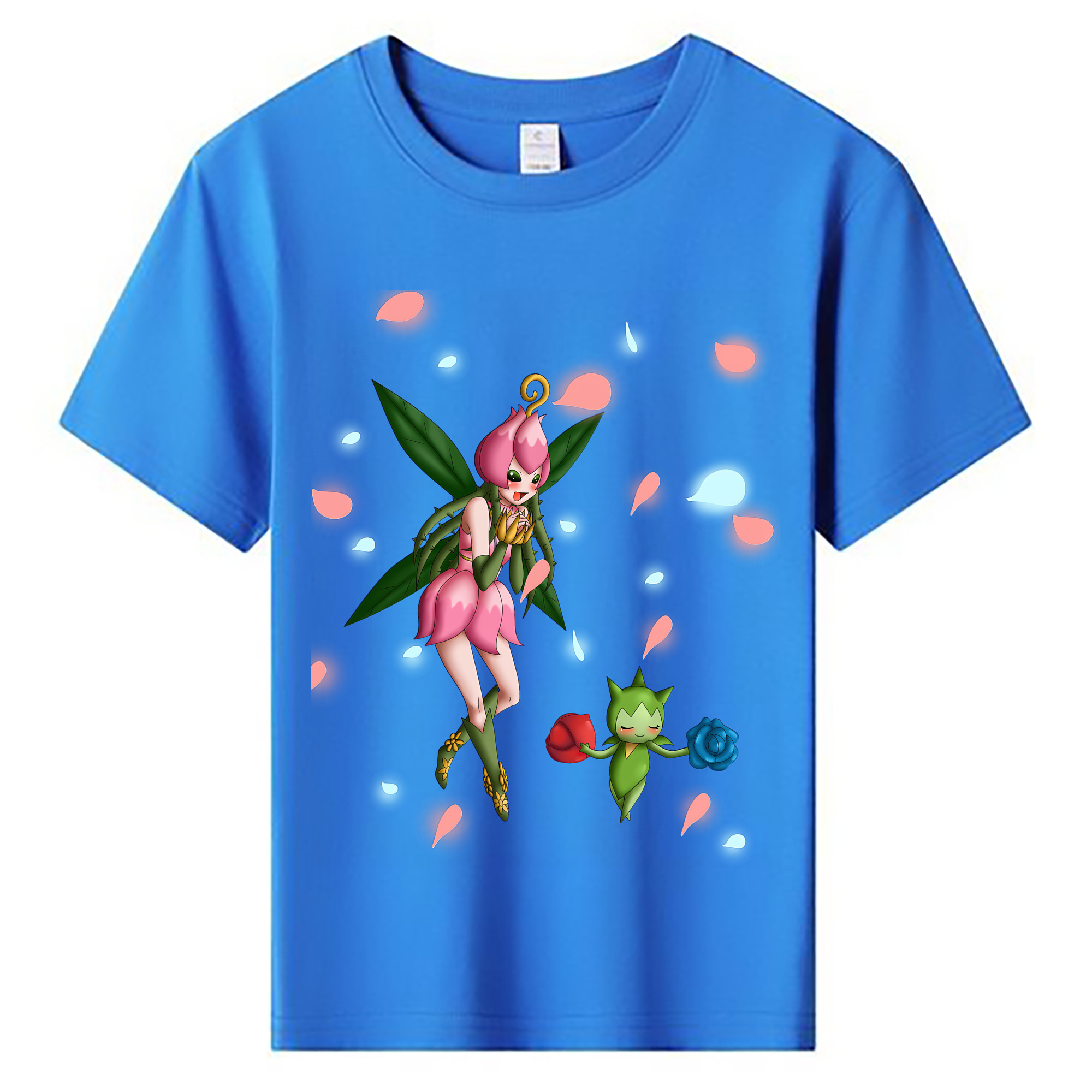 （画像用） Digimon デジタルモンスター/デジモン 綿100％キッズTシャツ（フロントプリント）